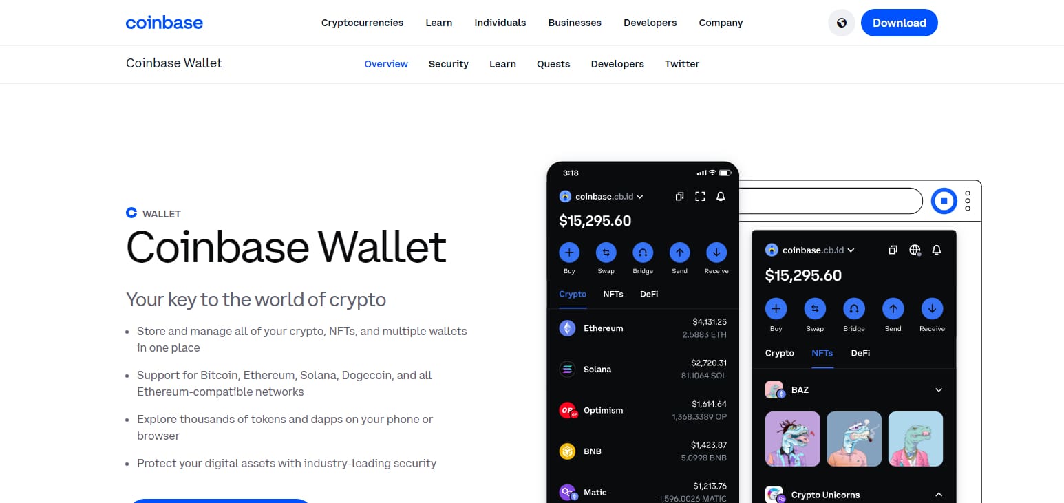 Coinbase Wallet Review- Secure & Private Crypto Storage