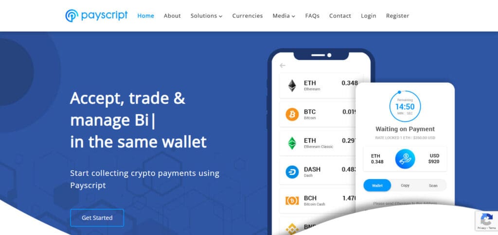 Payscript Crypto Invoice