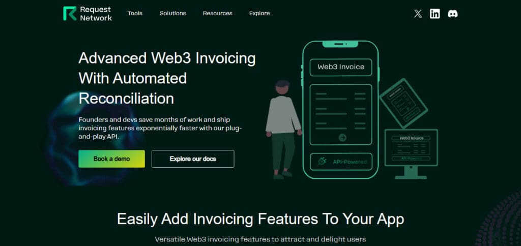 Request Network Crypto Invoice