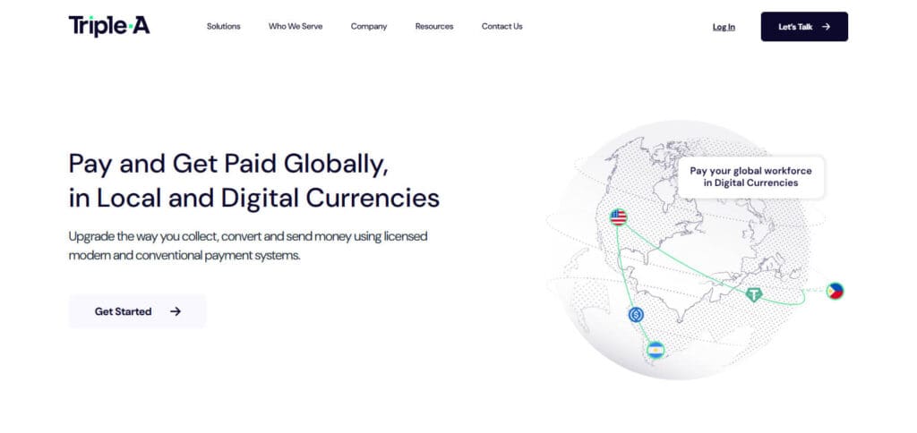 Triple-a.io Crypto Invoice