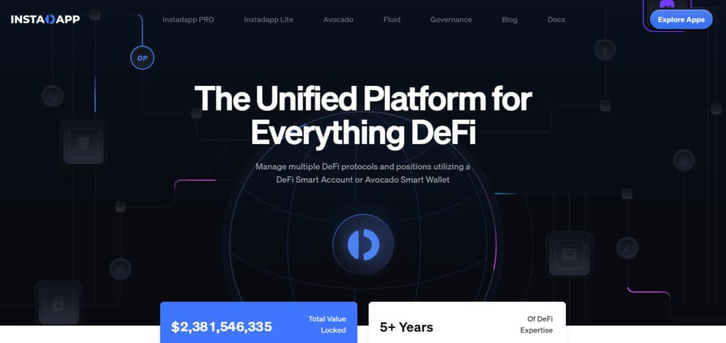 10 Best Defi Lending Platforms For Stablecoins 7 Instadapp