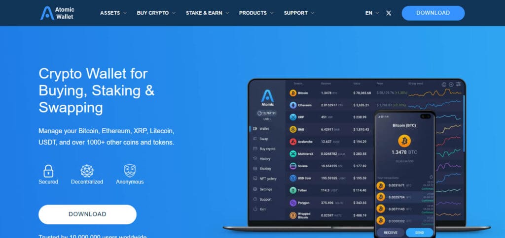 10 Best Crypto Wallets in Australia 9 Atomic Wallet