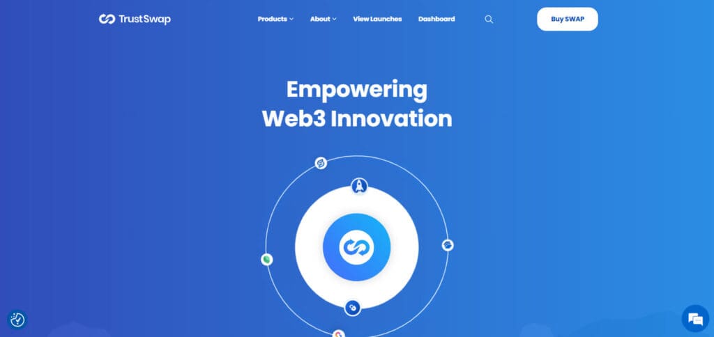 10 Top Crypto Launchpads To Join In 2025 | Best Platforms For Early Investments 6 TrustSwap