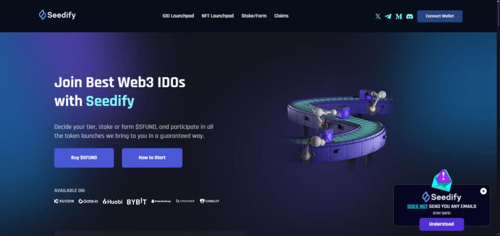 10 Top Crypto Launchpads To Join In 2025 | Best Platforms For Early Investments 7 Seedify