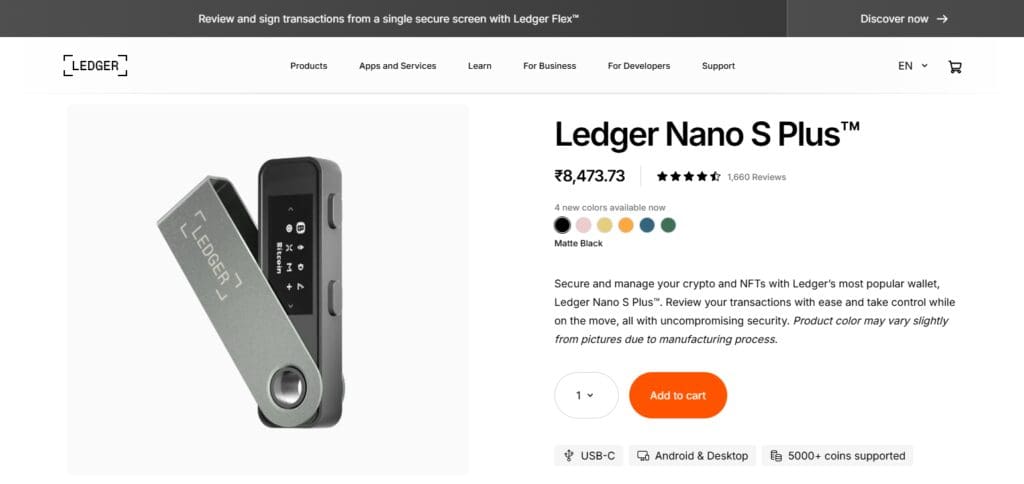 10 Best Altcoin Wallet Apps In March 2026 11 Ledger Nano S Plus