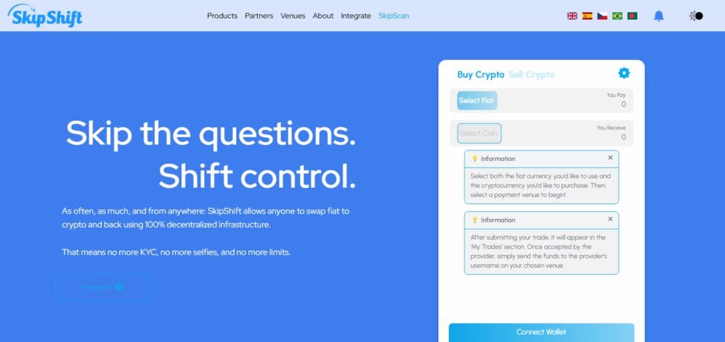 How to Buy Crypto Without KYC: A Step-by-Step Guide 4 Visit SkipShift