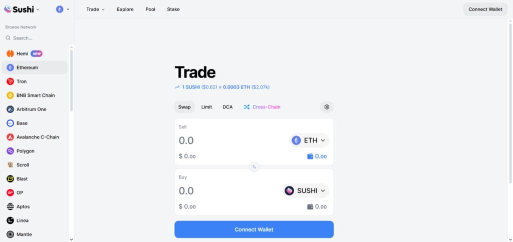 10 Defi Aggregator Tokens To Invest In 2025 8 SushiSwap (SUSHI Token)