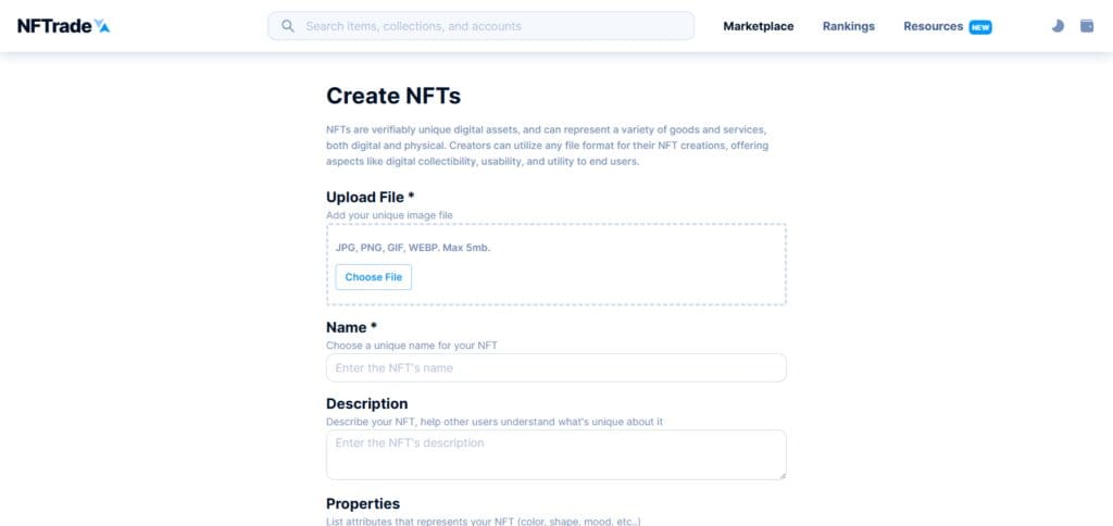 Create an Account