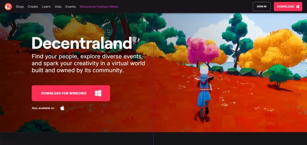 10 Best Animoca Brands Portfolio Coins By Market Cap 6 Decentraland (MANA)