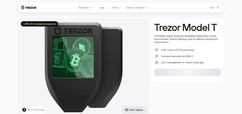 Trezor Model T​