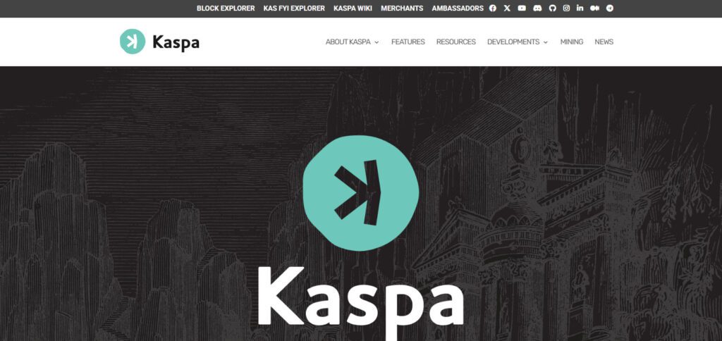 10 Best Directed Acyclic Graph Coins 3 Kaspa (KAS)
