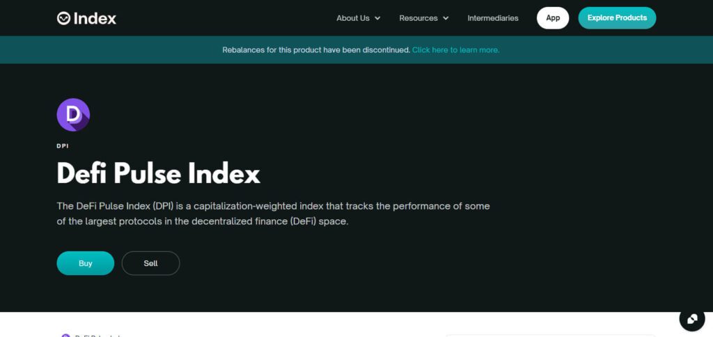 10 Best Index Coop Defi Index Coins 2 DeFi Pulse Index (DPI)