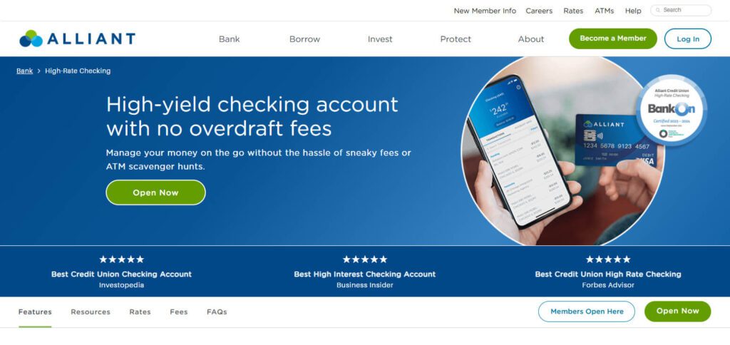 10 Best No-fee Checking Accounts In 2026 11 Alliant Credit Union High-Rate Checking