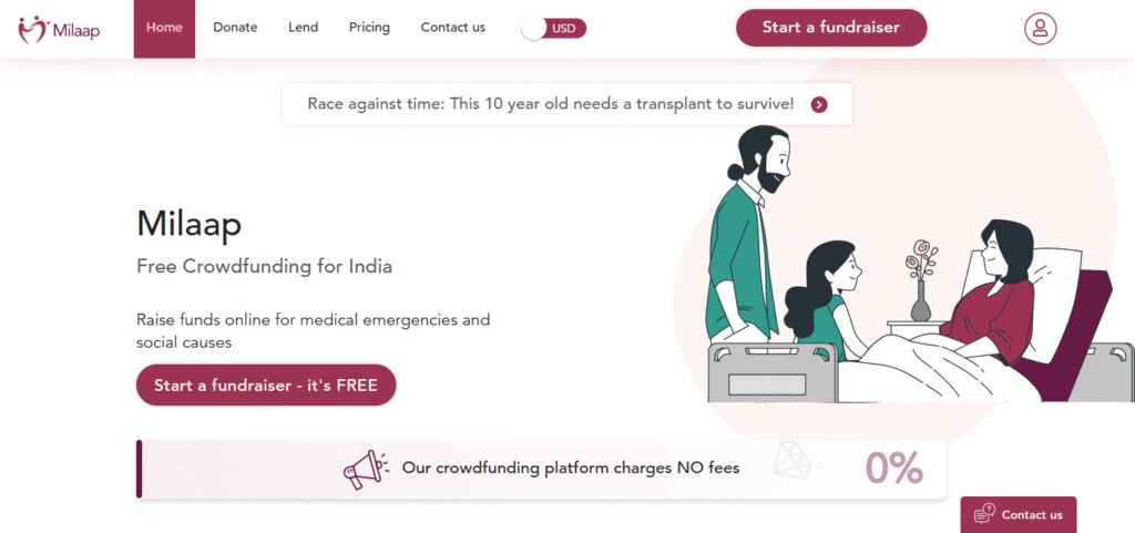 10 Best Crowdfunding Platforms of 2026 | Top Sites Compared 8 Milaap