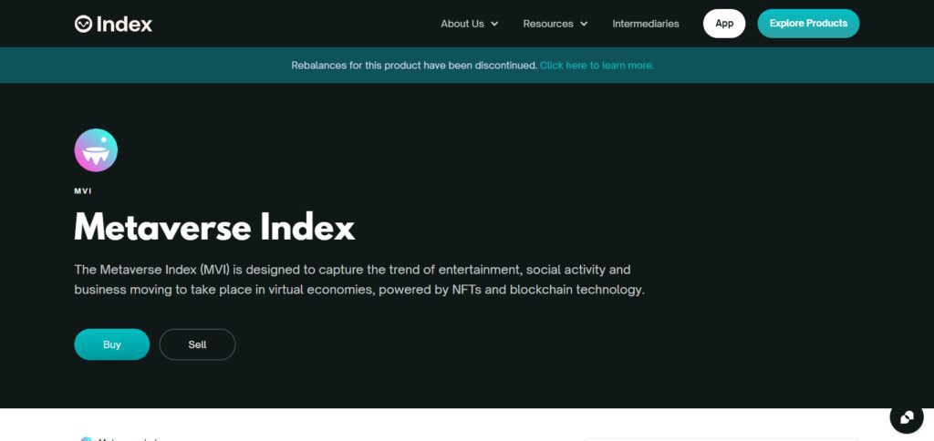 10 Best Index Coop Defi Index Coins 3 Metaverse Index (MVI)