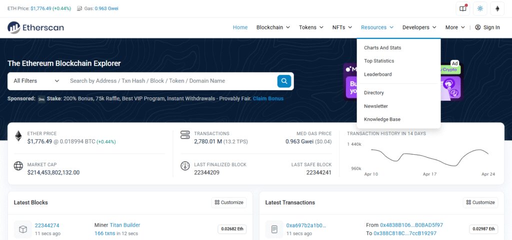 How To Track Bridging Logs On Etherscan 2 Access Etherscan