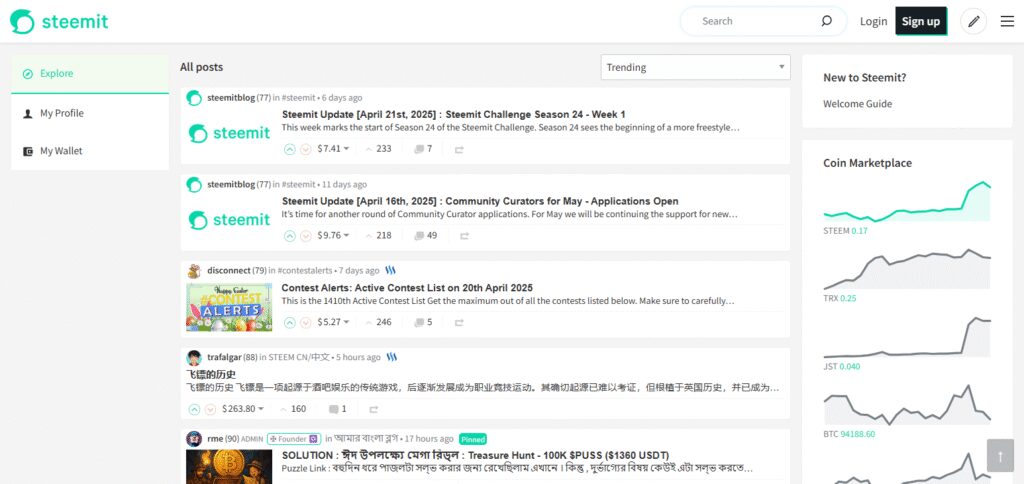 10 Best Decentralized Social Media 9 Steemit