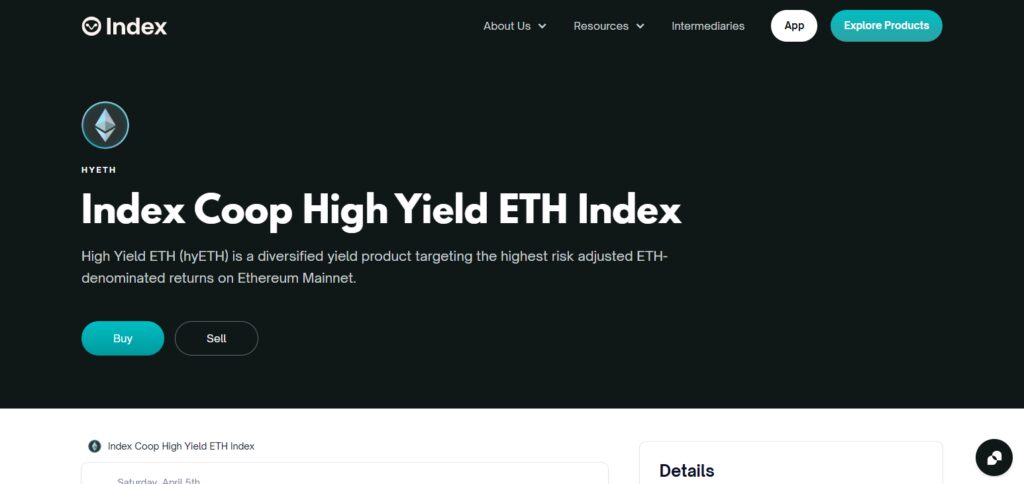 10 Best Index Coop Defi Index Coins 10 High Yield ETH Index (hyETH)