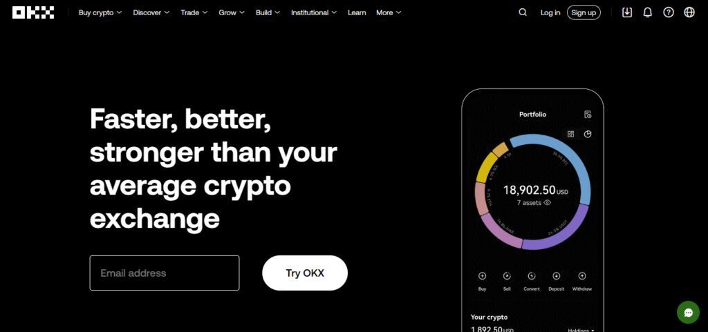 10 Best Crypto Exchange with Built-in Cold Wallet Protection 4 OKX