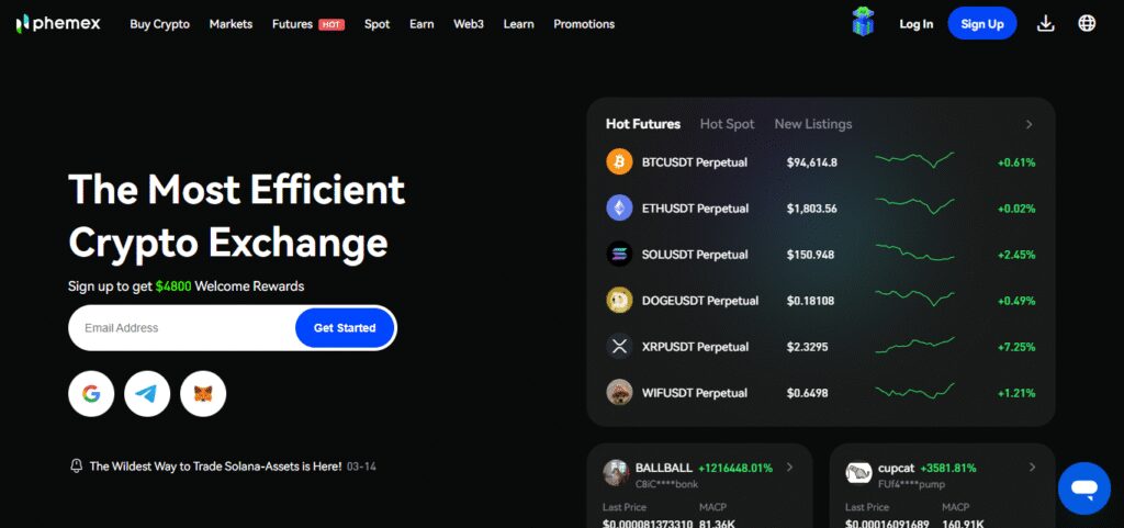 10 Best Crypto Exchange Offering No Expiry Perpetuals 3 Phemex
