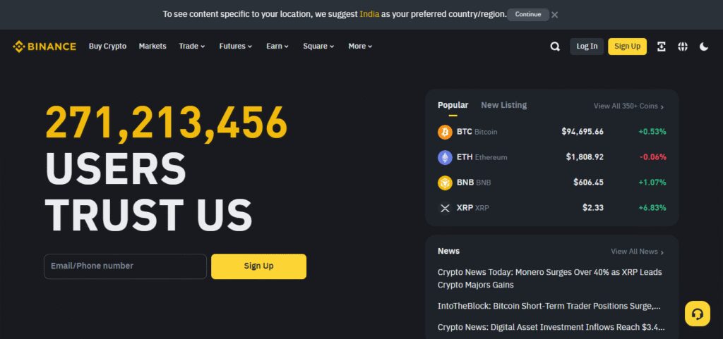 10 Best Crypto Exchange for Tokenized Stock Trading 3 Binance