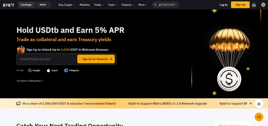 10 Best Crypto Exchange for Tokenized Stock Trading 2 Bybit