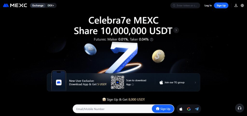 10 Best Crypto Exchange for Tokenized Stock Trading 7 MEXC