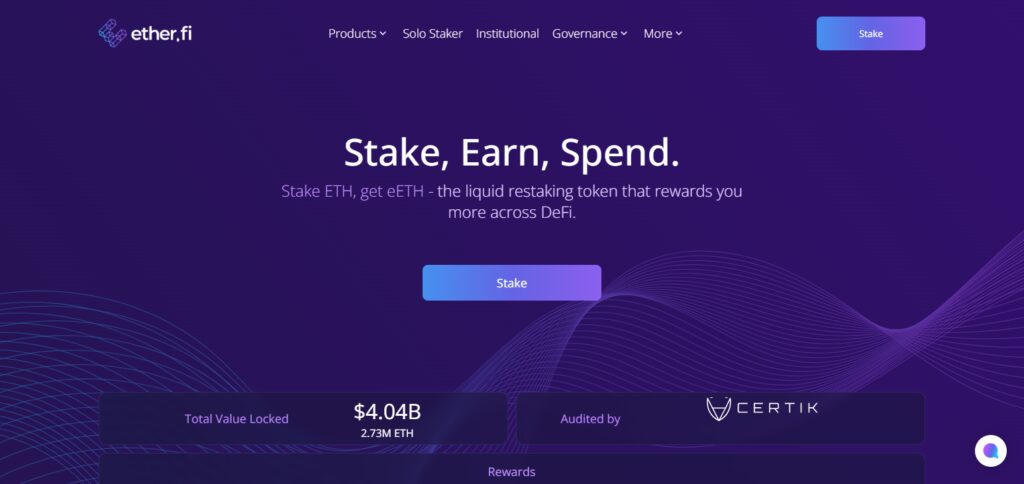 10 Best Ether.fi Ecosystem Coins By Market Cap 3 Ether.fi Staked ETH (EETH)