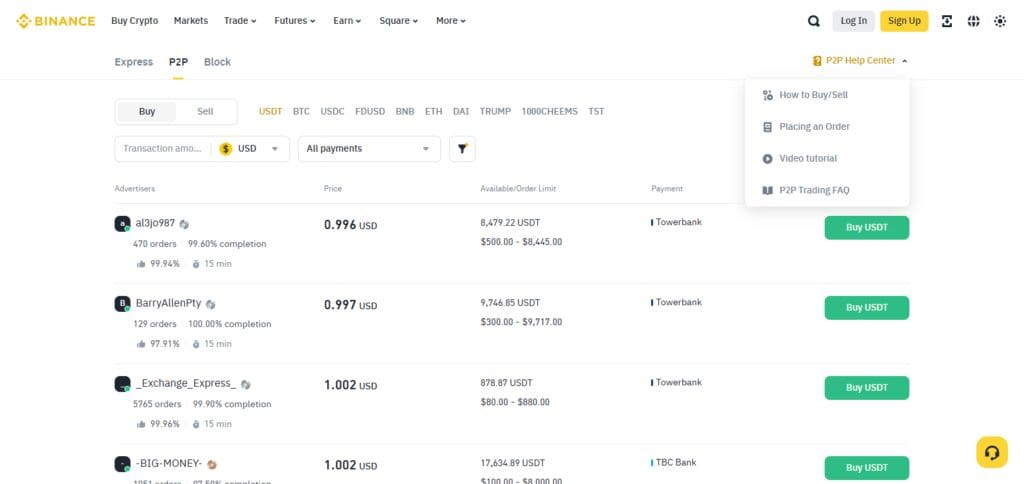 P2P Trading