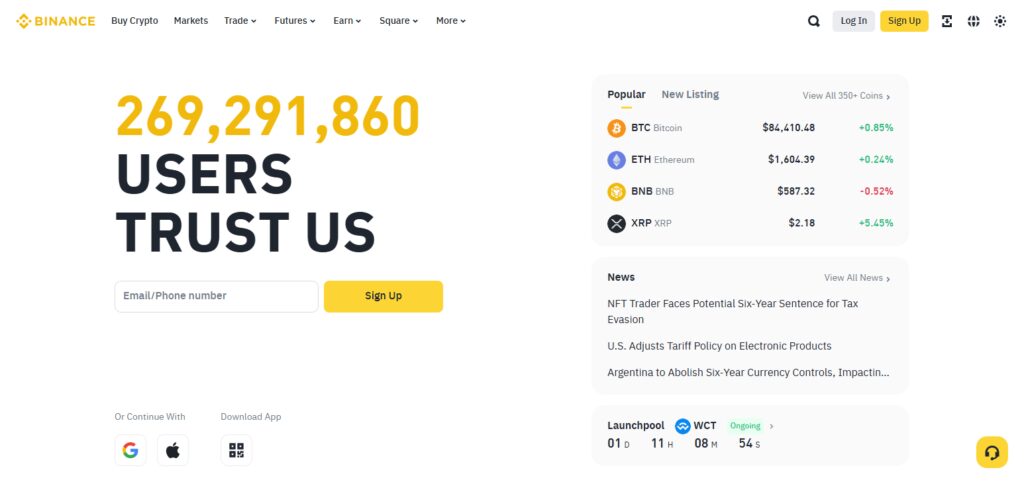 How to Buy SOLV Crypto Easily in 2025 4 Set Up an Account Binance