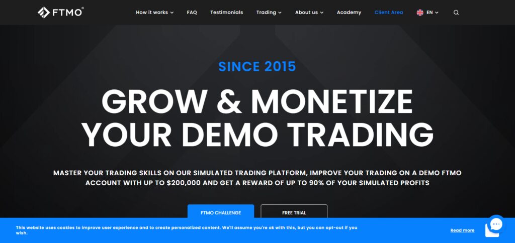 10 Top Free Demo (Trial) Accounts of Prop Firms 2 FTMO