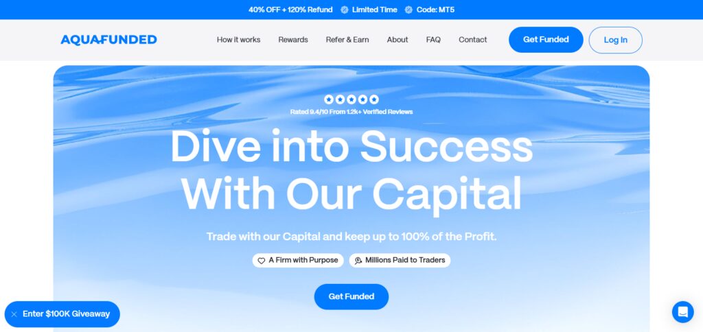 10 Top Free Demo (Trial) Accounts of Prop Firms 11 AquaFunded