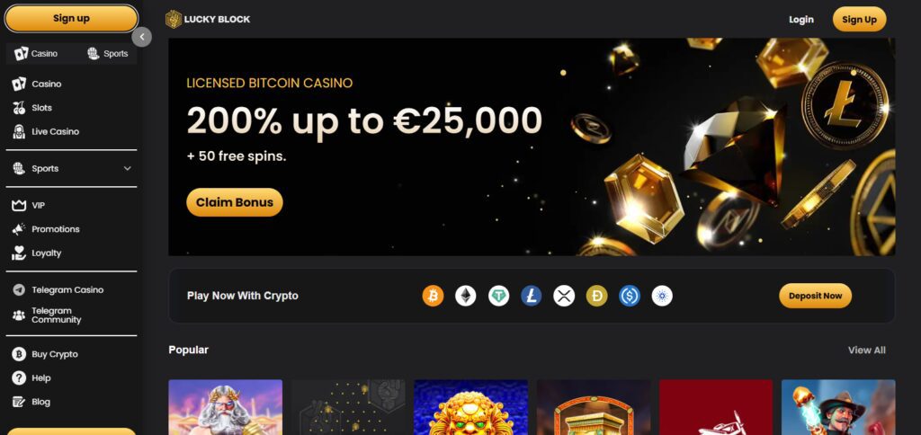 10 Best Bitcoin Slots Bitcraps 9 Lucky Block