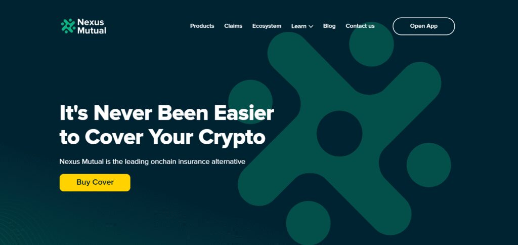 10 Best DeFi Insurance Platforms for 2026 2 Nexus Mutual