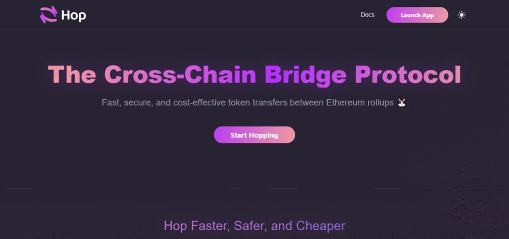 10 Top Bridging Aggregator With The Best UI 4 Hop Protocol