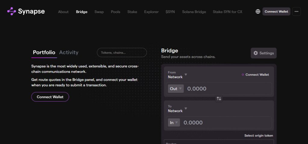 10 Top Bridging Aggregator With The Best UI 5 Synapse Protocol
