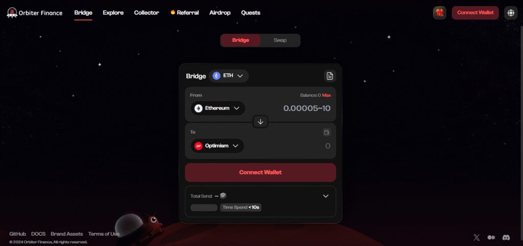 10 Top Bridging Aggregator With The Best UI 9 Orbiter Finance