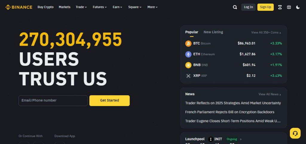 10 Best Crypto Apps for Beginners In 2026 | Easy & Secure Platforms 3 Binance