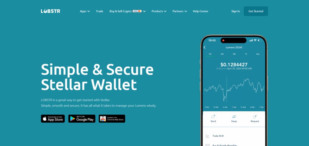 Input Your Wallet Address LOBSTR 