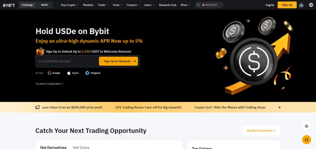 Bybit DIFX Crypto Exchanges Alternatives