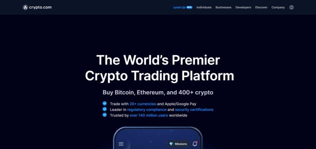 Crypto.com DIFX Crypto Exchanges Alternatives
