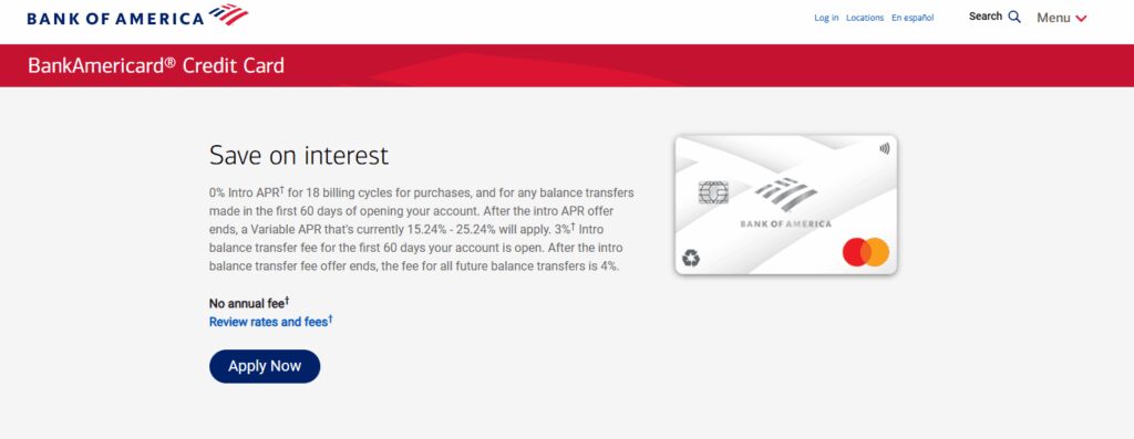 10 Best Balance Transfer Cards In 2026 9 BankAmericard Credit Card