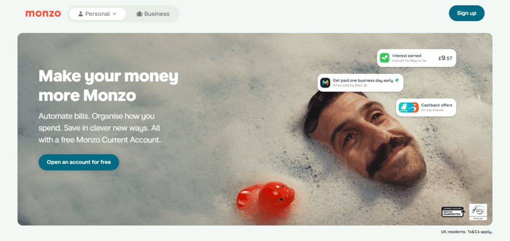 10 Best Bank Apps With Bill-splitting Features 8 Monzo
