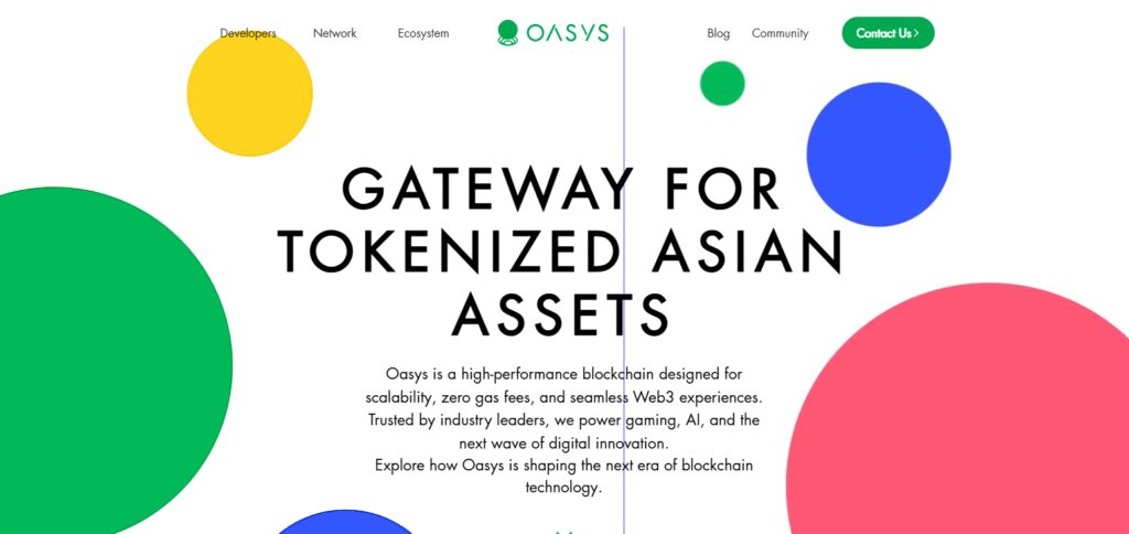 10 High Throughput Blockchains For NFT Gaming 7 Oasys High Throughput Blockchains For NFT Gaming