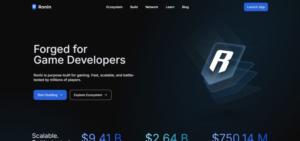 10 High Throughput Blockchains For NFT Gaming 4 Ronin Network High Throughput Blockchains For NFT Gaming
