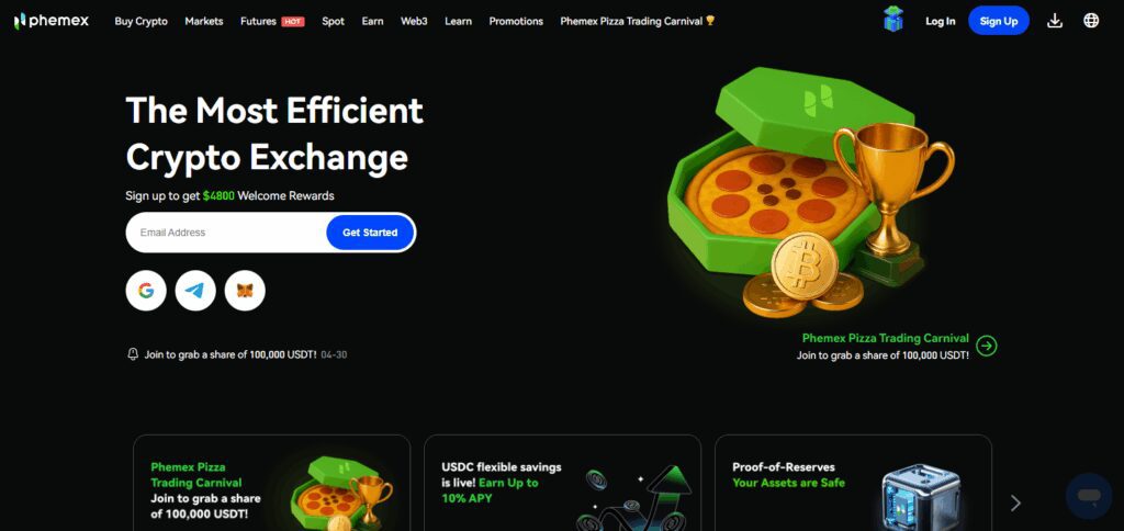 10 Best Zoomex Crypto Exchanges Alternatives 8 Phemex Zoomex Crypto Exchanges Alternatives