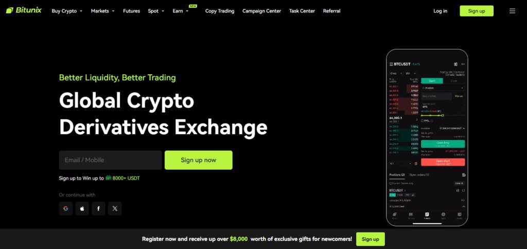 10 Best Zoomex Crypto Exchanges Alternatives 2 Bitunix Zoomex Crypto Exchanges Alternatives