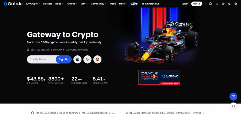 10 Best 4e Crypto Exchanges Alternatives 7 Gate.io 4e Crypto Exchanges Alternatives
