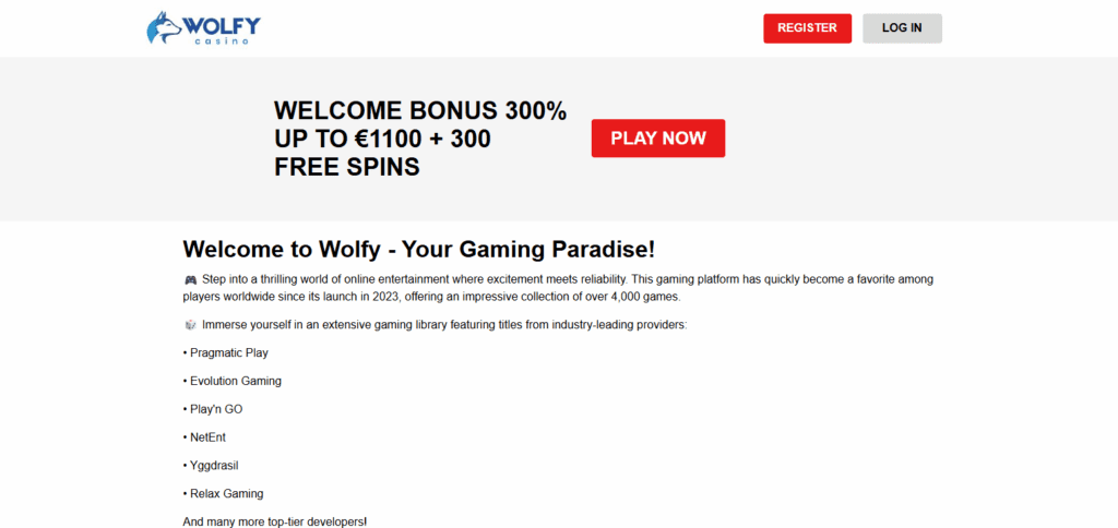 Wolfy Casino