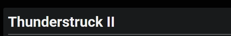 Thunderstruck II (Microgaming)